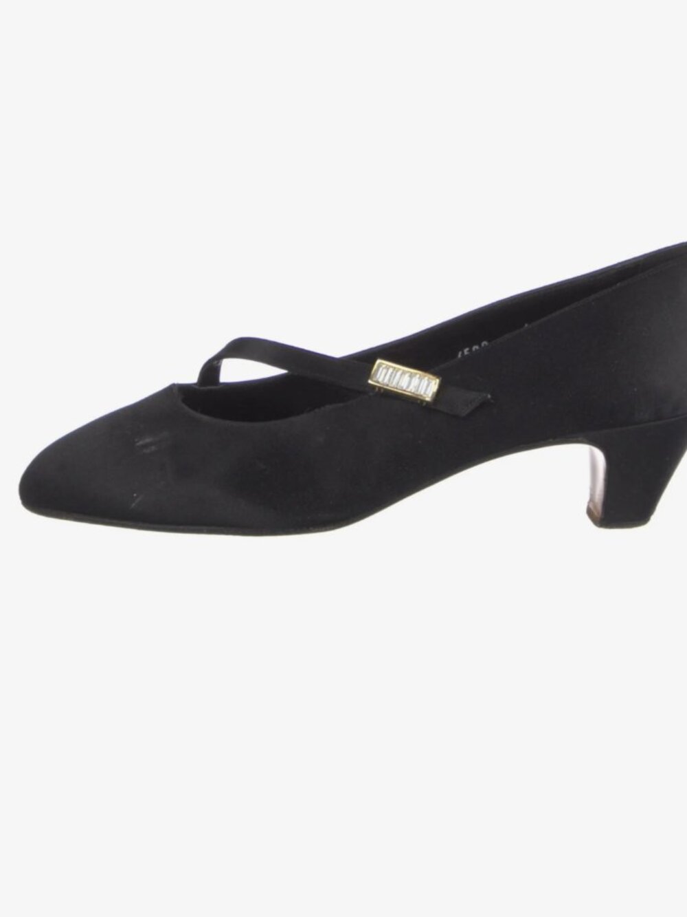 Authentic Bottega Veneta Satin Crystal Embellishments Pumps